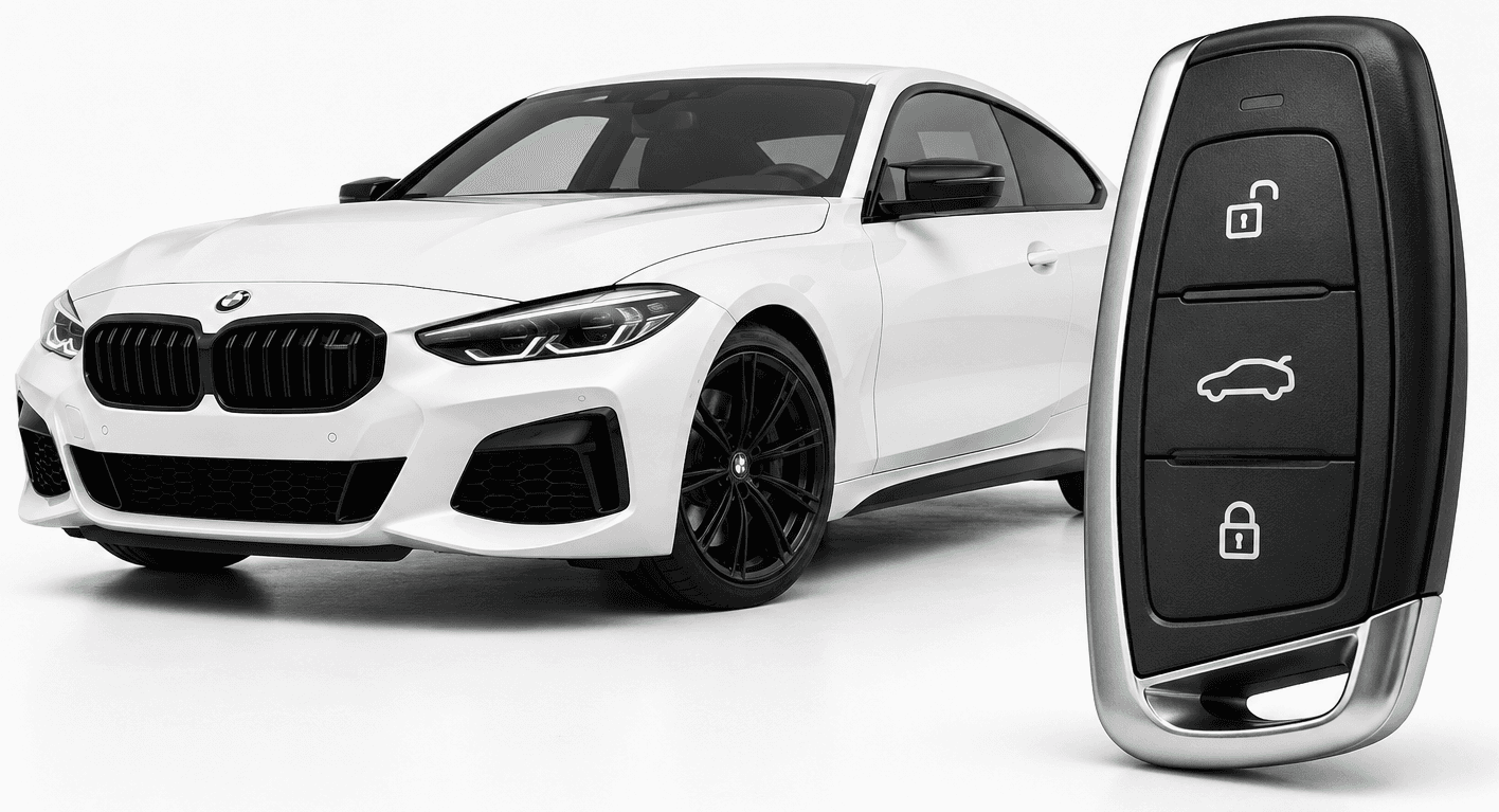 BMW car with smart key